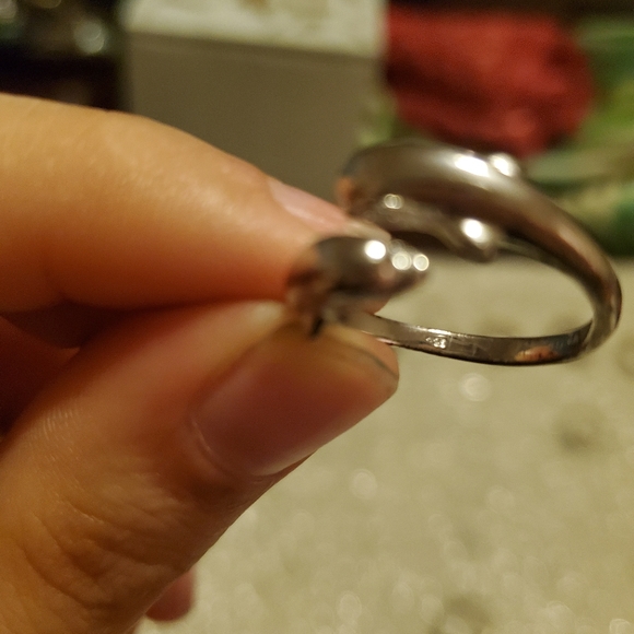 Bundle for 50% off! - Sterling Silver Dolphin Wrap Ring - Picture 2 of 2